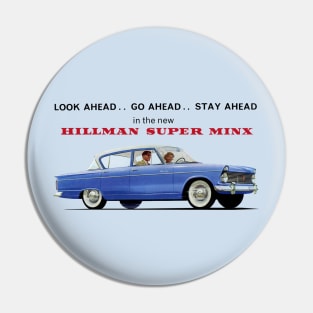 HILLMAN MINX - advert Pin