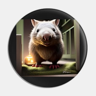 Wombat paying you a visit Pin