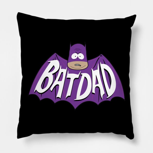 Batdad Pillow by huckblade