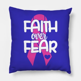 faith over fear Pillow