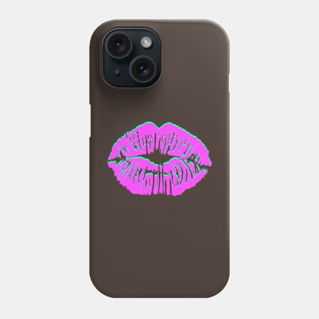 Kiss Lips Phone Case by Parsonsarts