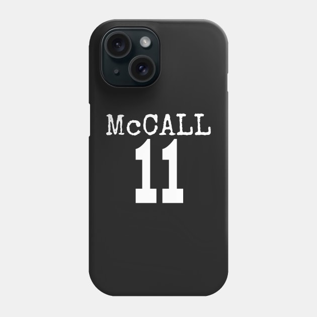 Scott Mccall's Lacrosse Team Number Phone Case by senaeksi