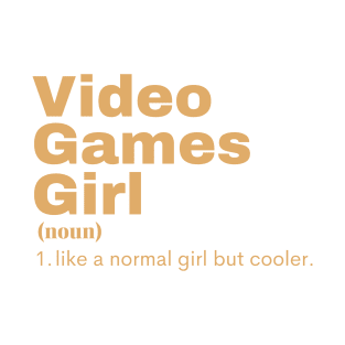 Film Girl - Video Games T-Shirt