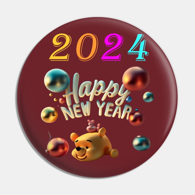 Happy New year---2024 Pin by your best store