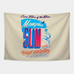 Memphis Slim gradient graphic Tapestry