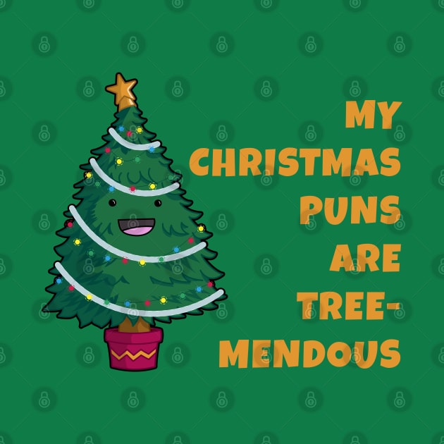 Tree-Mendous Christmas Pun by Phil Tessier