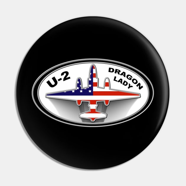 U-2 Spy Plane Pin by DrewskiDesignz