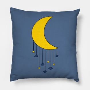Moon Mobile - Cloudy Night Pillow