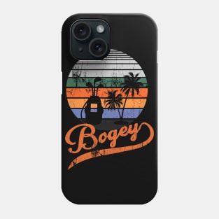 bogey of golf retro Phone Case