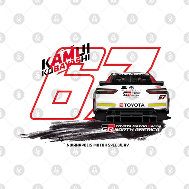 Kamui Kobayashi 23XI Gazoo Racing by art.Hamdan