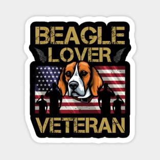Veteran Beagle Lover Magnet