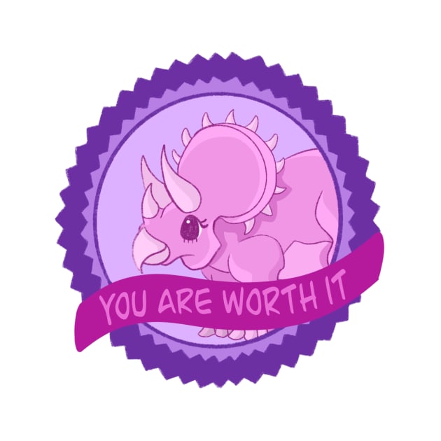 Selfcare Triceratops by MailoniKat