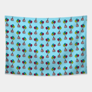 Balloon Sloth Pattern Tapestry