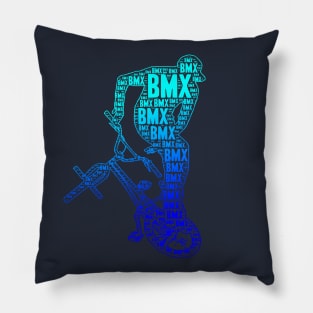 BMX BIKES  RETRO Pillow
