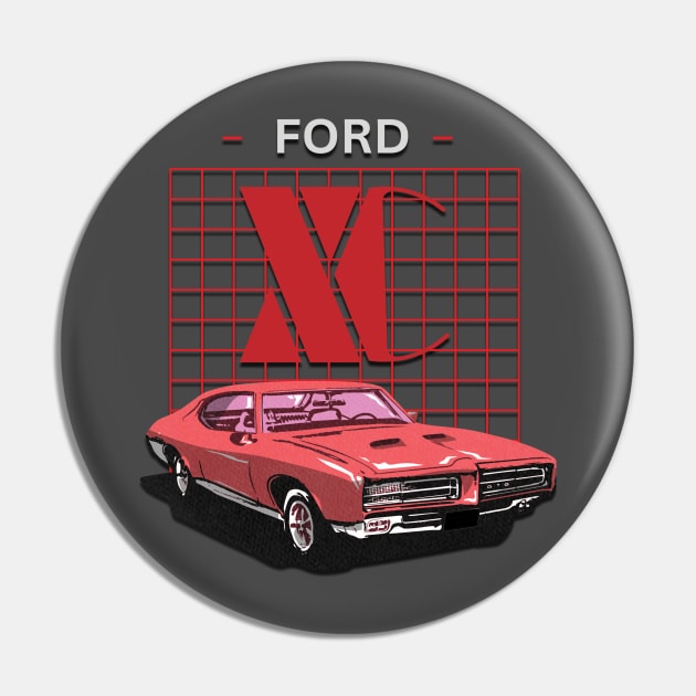 Ford Xc Pin by TeeText