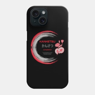 Kanji Symbol Meaning Kanketsu Japanese Enso Circle Budhism Zen Lovers 675 Phone Case