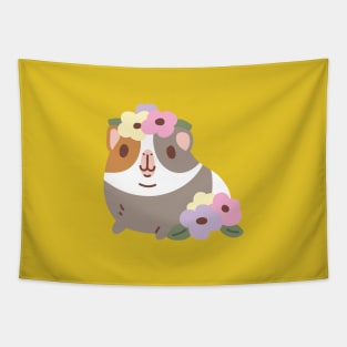 Guinea pig and flowers Tapestry