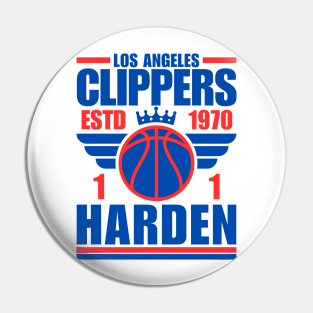 Los Angeles Clippers Harden 1 Basketball Retro Pin