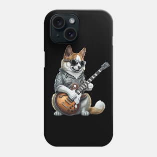 Dog Playing Guitar Phone Case