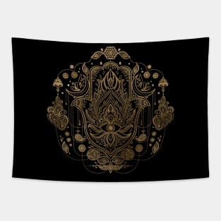 Hamsa Hand -Hand of Fatima Ornament Tapestry