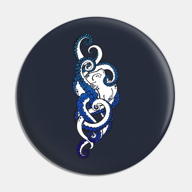 Decorative Octopus Pin by Shanimation