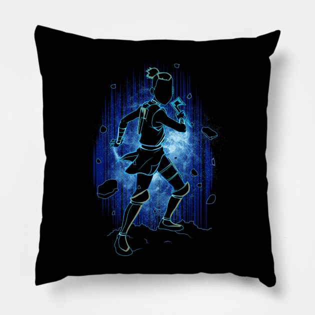 Shadow of the Waterbending Pillow by Donnie