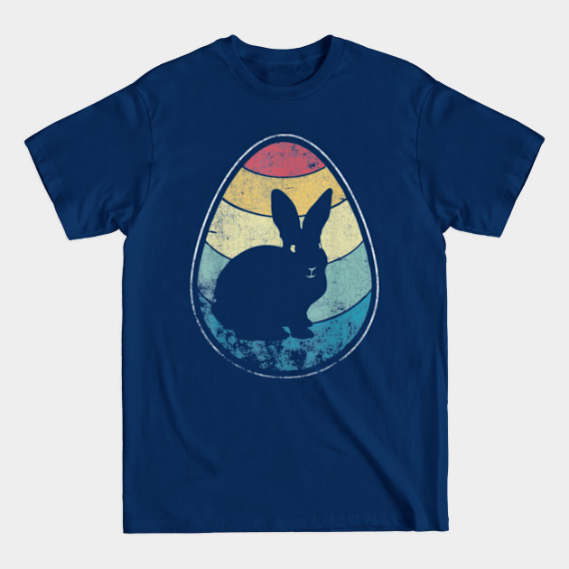 Disover Retro Vintage Bunny Egg Happy Easter - Retro Vintage Bunny Egg Happy Easter - T-Shirt