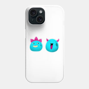 funny cute blobs Phone Case