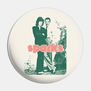 Sparks /// Vintage Style Retro Aesthetic Design Pin