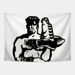 Falcons Lair Vintage Leather Los Angeles Retro LGBT Gay Tapestry