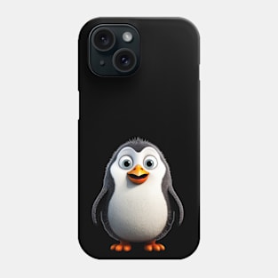 Cute Animal Characters Art 9 -penguin- Phone Case