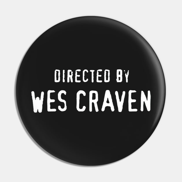 Wes Craven | Scream Pin by BirdDesign