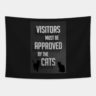 Visitors must be approved by the Cats Tapestry