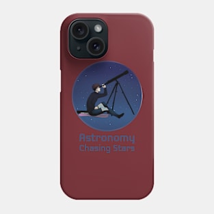 ASTRONOMY, Chasing stars, ASTROBIOLOGY,  april 8th 2024. Phone Case