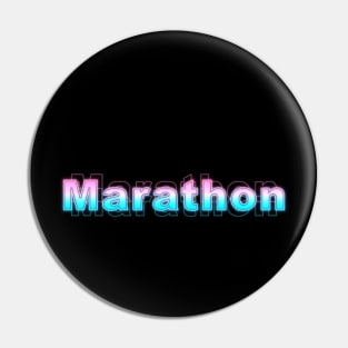 Marathon Pin