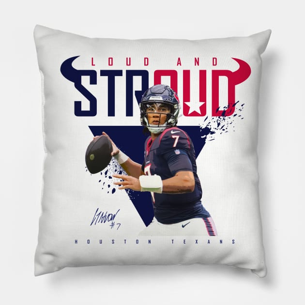 CJ Stroud Pillow by Juantamad