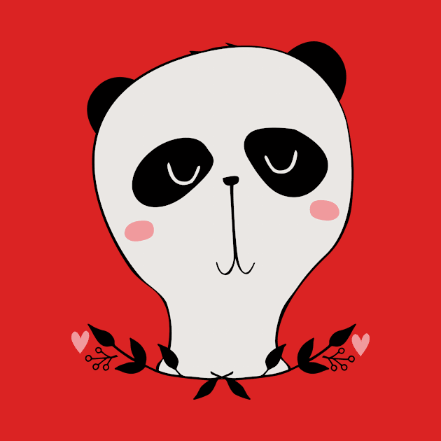 Little panda by spaghettis