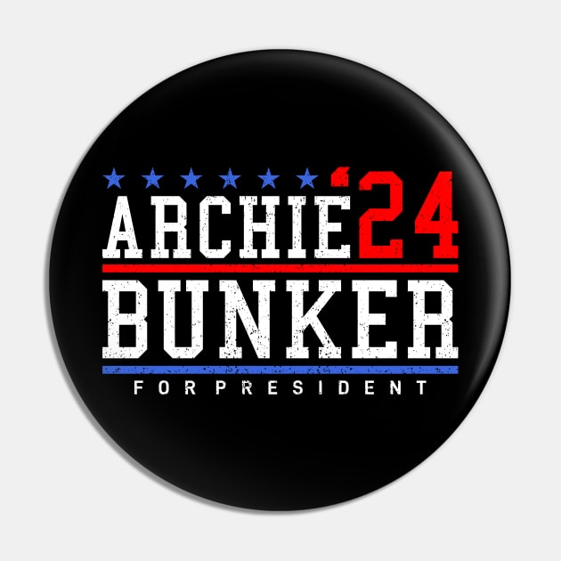 Archie Bunker 24 President Pin by MIKOLTN