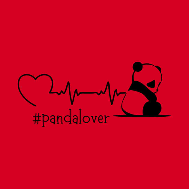 Panda Bear In A Heartbeat by DesignArchitect