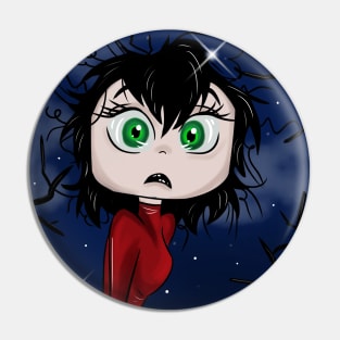 Gothic Vampire Girl Pin