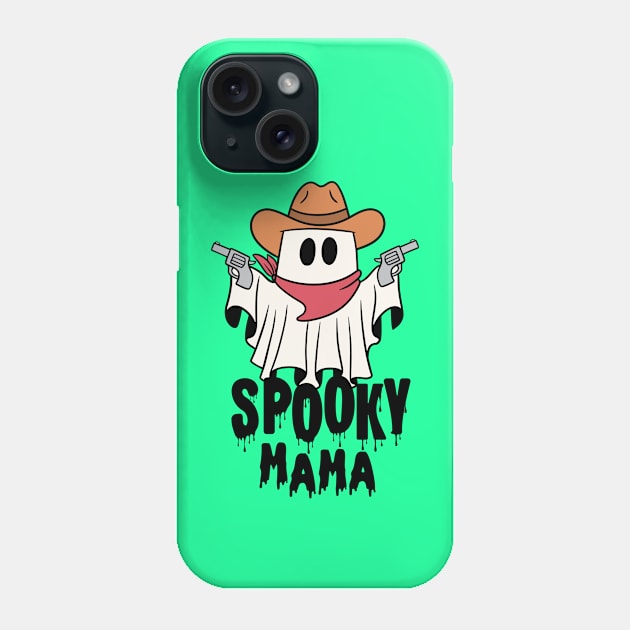 Spooky Mama's Haunting Halloween Night Phone Case by stylishkhan