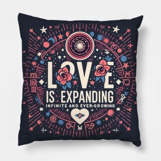 Funny Science Crush Love Is Expanding Infinite And Ever Growing Funny Astronomy Pillow