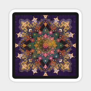 Persian Mandala Purple Magnet