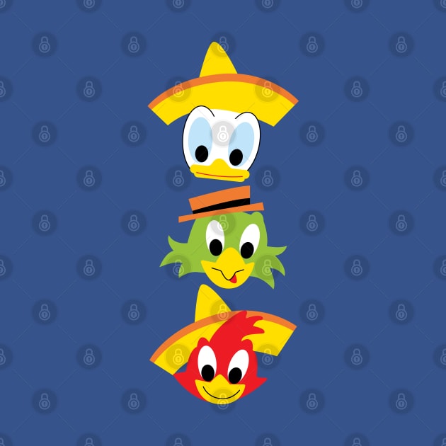 The Three Caballeros by Vicener