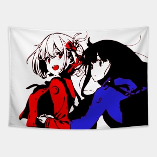Lycoris Recoil Chisato and Takina Tapestry