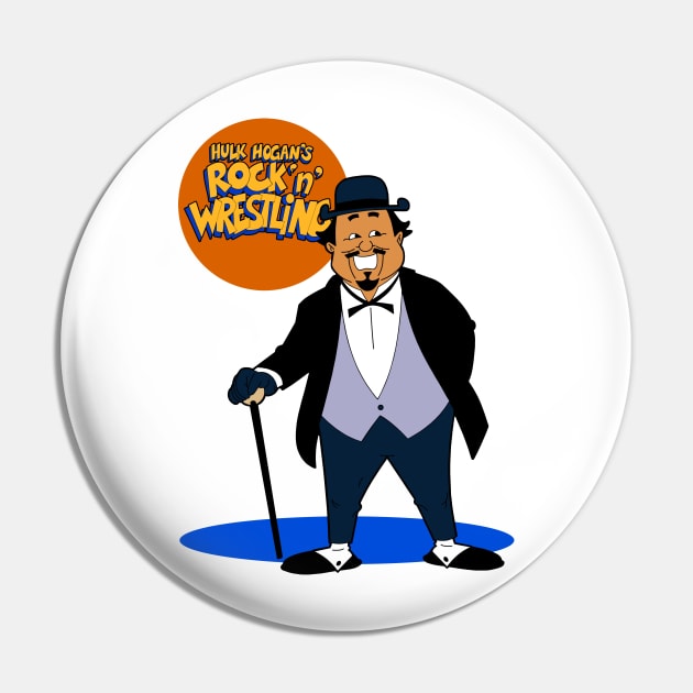 HHRnW Mr. Fuji Pin by BigOrangeShirtShop