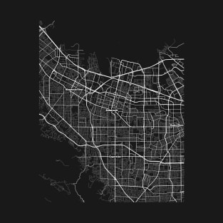 Sunnyvale California Map | Map Of Sunnyvale California | Sunnyvale Map T-Shirt