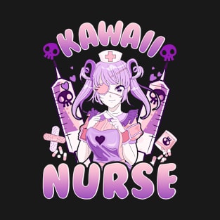 Anime Girl Nurse Design Gift T-Shirt