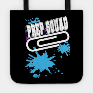 Prep Squad Team Work Splatter Blue Tote