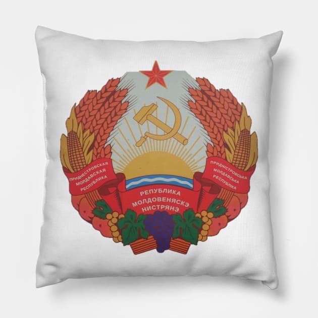 Tiraspol, Transnistria Pillow by SHappe